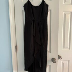 NWT Gianni Bini Black Asymmetric Cocktail Dress